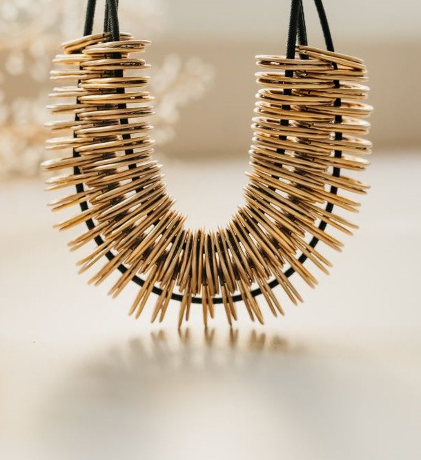 "Gold" double necklace